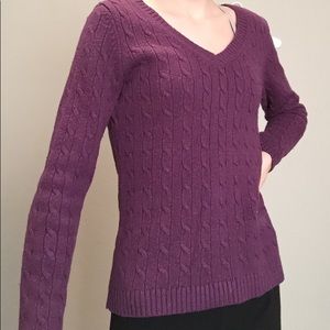 Loft purple sweater